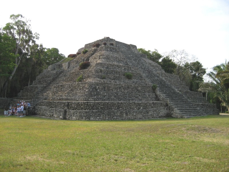 Main Temple at Chacchoben Mayan Ruins