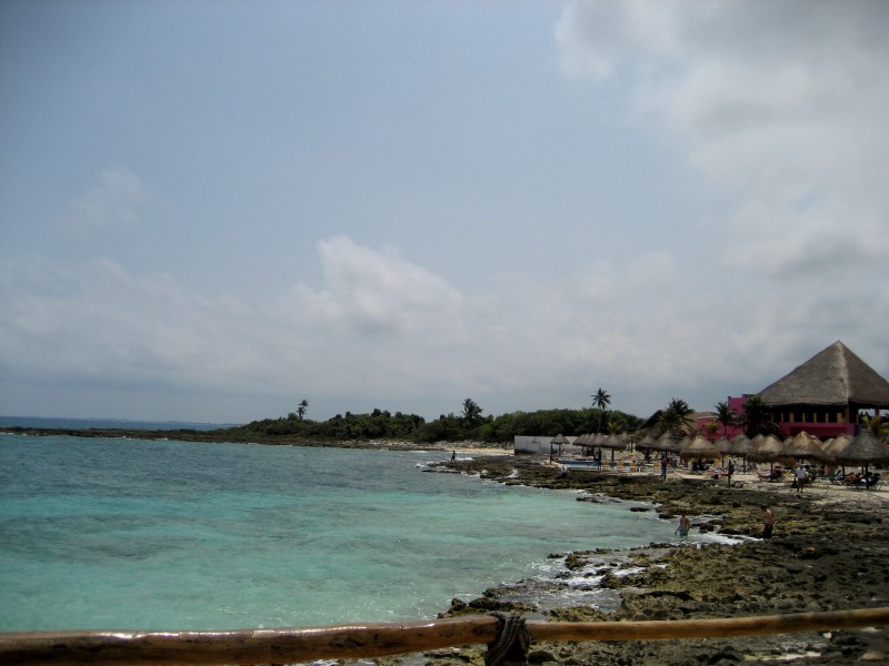 The Coastline of Costa Maya (Mahahual, Mexico)