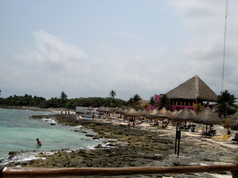 The Coastline of Costa Maya (Mahahual, Mexico)