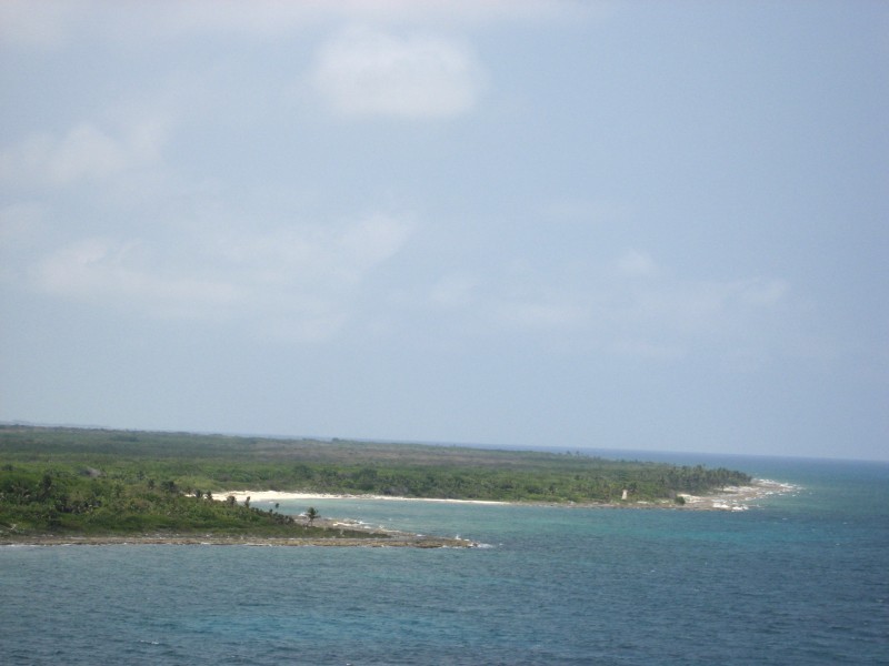 The Coastline of Costa Maya from Deck 10