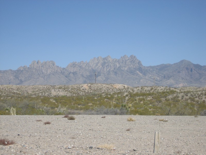 Organ Mountains East of Las Cruces