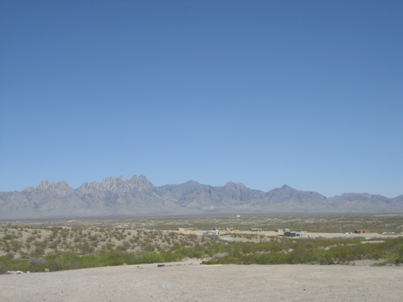 Organ Mountains East of Las Cruces