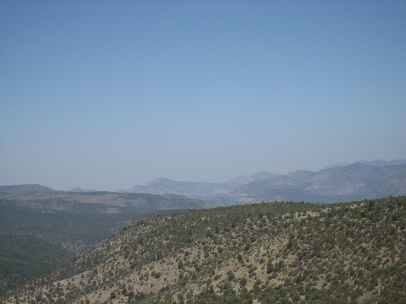 Driving through Gila National Forest