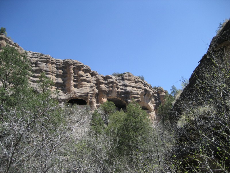 Gila National Monument - First Glimpse from Trail